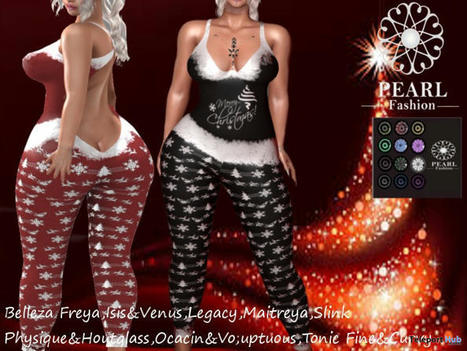 Xmas Bodysuit Fatpack December 2021 Gift by Pearl Fashion | Teleport Hub - Second Life Freebies | Second Life Freebies | Scoop.it