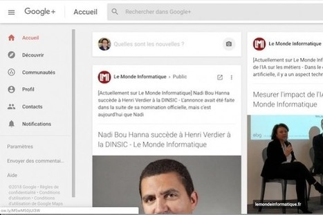 Fermeture accélérée pour Google+ après une seconde fuite de données - Le Monde Informatique | UTIKXO | Cybersécurité & Data Protection - RGPD | Scoop.it