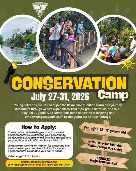 Belize Zoo Conservation Camp 2026 | Cayo Scoop!  The Ecology of Cayo Culture | Scoop.it