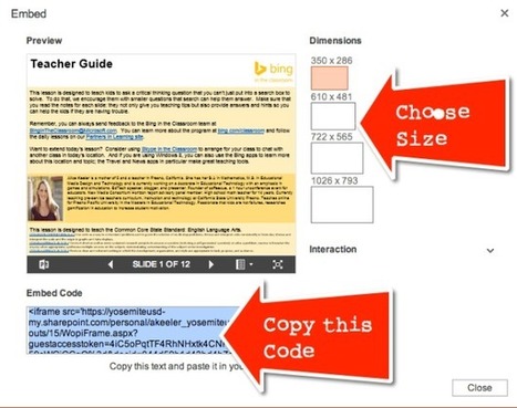 Embed a PowerPoint on your Website - Teacher Tech | תקשוב והוראה | Scoop.it