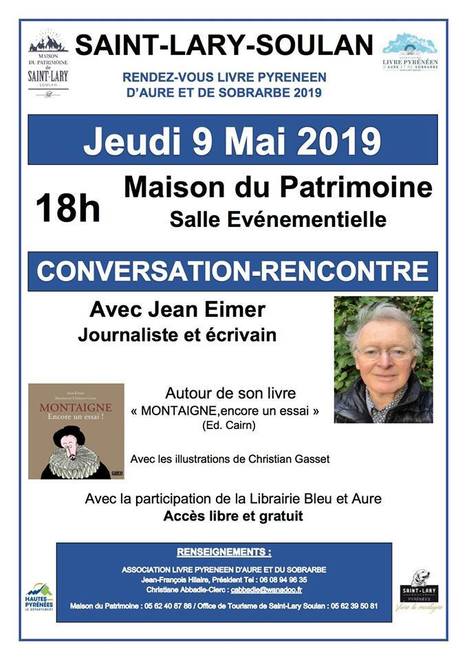 Rencontre avec Jean Eimer à Saint-Lary Soulan le 9 mai | Vallées d'Aure & Louron - Pyrénées | Scoop.it