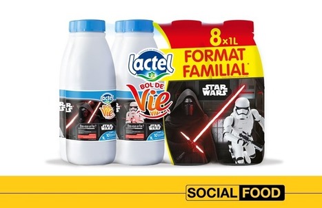 Lactel et Disney lancent les bouteilles de lait Star Wars | Lait de Normandie... et d'ailleurs | Scoop.it