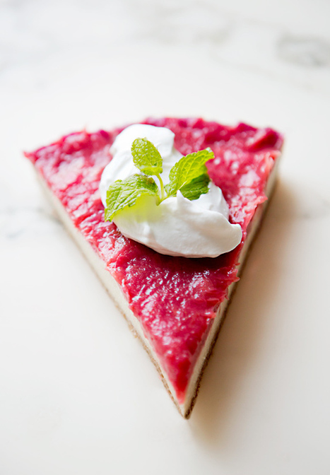 VEGAN RHUBARB CHEESECAKE | Candy Buffet Weddings, Favors, Events, Food Station Buffets and Tea Parties | Scoop.it