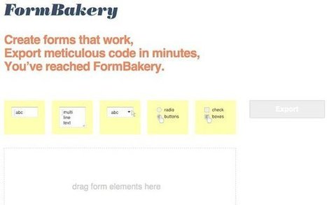 FormBakery, una forma sencilla de crear formularios | Herramientas web 2.0 | Scoop.it