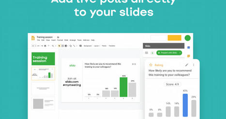 Slido -  Make Your Google Slides Presentations Interactive by Adding Live Polls and Quizzes via educators' technology  | DIGITAL LEARNING | Scoop.it