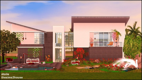 The House 15 by &eacute;toile << thesims3house | Les Sims | Scoop.it