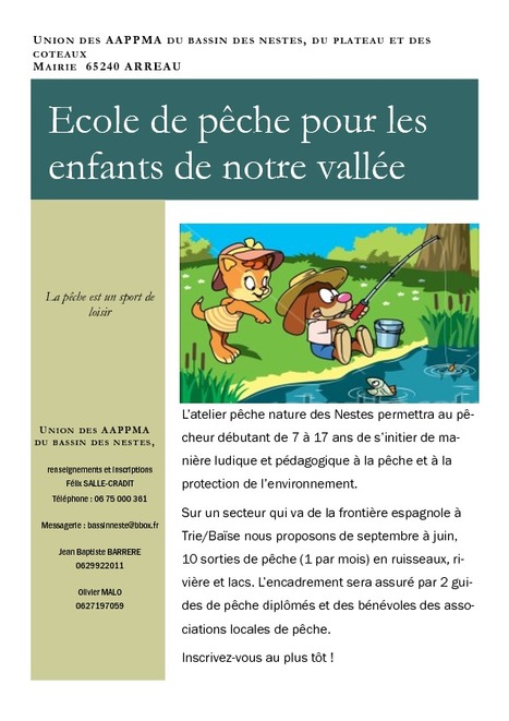 Initiation à la pêche et à la protection de l'environnement pour les enfants | Vallées d'Aure & Louron - Pyrénées | Scoop.it