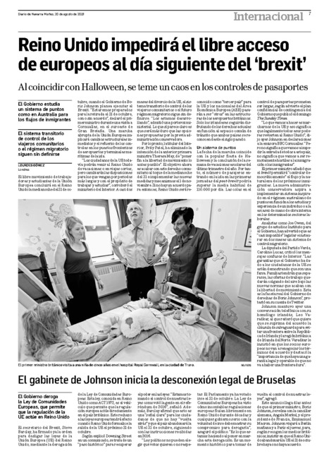 Reino Unido impedirá el libre acceso de europeos al día siguiente del brexit | Ordenación del Territorio | Scoop.it