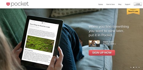 Pocket (Formerly Read It Later) | 21st Century Tools for Teaching-People and Learners | Scoop.it