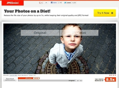 Réduire la taille d'une image avec JPEGmini - Vecteur Digital | UseNum - Ressources pédagogiques | Scoop.it