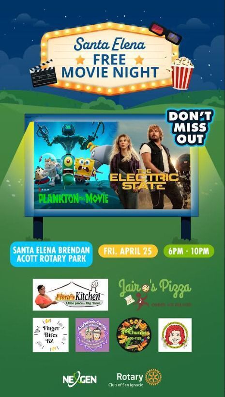 Movie Night @ Rotary Park  25-Apr-25 | Cayo Scoop!  The Ecology of Cayo Culture | Scoop.it