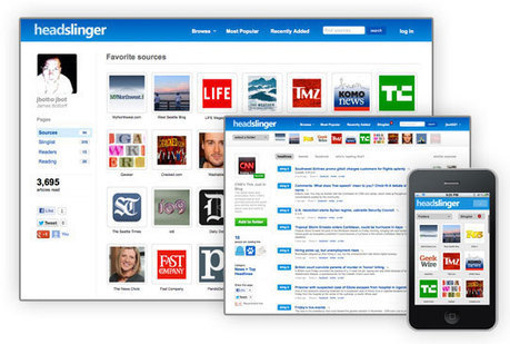 Organize and Monitor the Latest Content from Your Favorite Sites with Headslinger | Content Curation World | Scoop.it