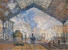 Impressionnistes, les peintres de la vie moderne - La gare Saint-Lazare de Claude Monet | Veille Éducative - L'actualité de l'éducation en continu | Scoop.it