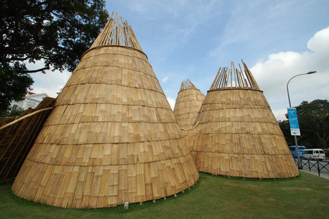 Eko Prawoto: pitches wormhole with conical bamboo structures | Art Installations, Sculpture, Contemporary Art | Scoop.it