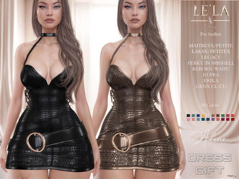 Aline Dress Fatpack May 2026 Group Gift by Le&rsquo;La | Teleport Hub - Second Life Freebies | Second Life Freebies | Scoop.it
