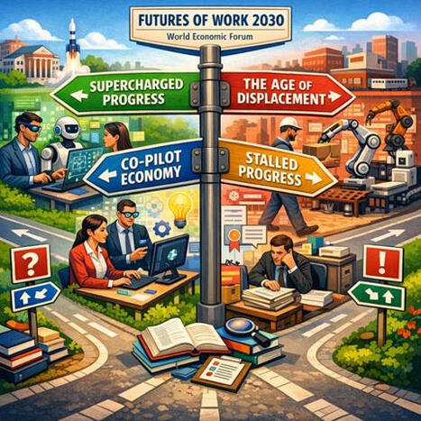 CUED: Cuatro futuros del trabajo con IA hacia 2030 y lo que la universidad debe decidir ahora | E-Learning-Inclusivo (Mashup) | Scoop.it