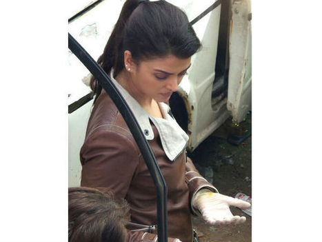 Pics: Aishwarya Rai Bachchan At The 'Jazbaa' Shoot | Bollywood Movies News | Scoop.it