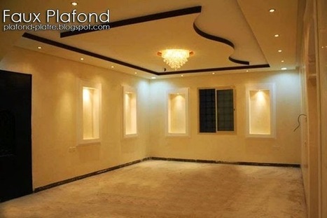 Design Plafond In Faux Plafond En Forme D Un Papillon