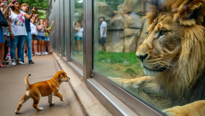 Puppy Slips Into Lion Enclosure – What Zookeepers Catch on Camera Is Unbelievable! | The Health Report | Scoop.it
