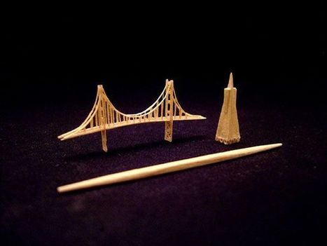 Amazing Tiny Sculptures Made by A Single Toothpick | 1001 Creative ideas ! | Scoop.it