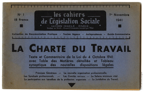 Les syndicalistes de la Loire-Atlantique et la Charte du travail - [Centre d'histoire du travail] | Histoire 2 guerres | Scoop.it