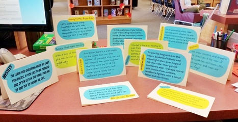 6th Grade Speed Dating Genres | Creativity in the School Library | Scoop.it