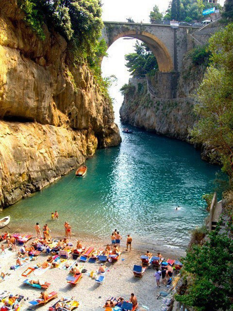 Beautiful Beach, Furore, Amalfi Coast , Italy: - PixoHub | Southern Italy and Amalfi Coast Vacations | Scoop.it