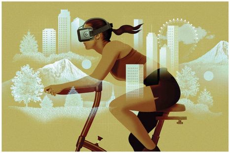 How virtual reality can enhance indoor cycling | Physical and Mental Health - Exercise, Fitness and Activity | Scoop.it