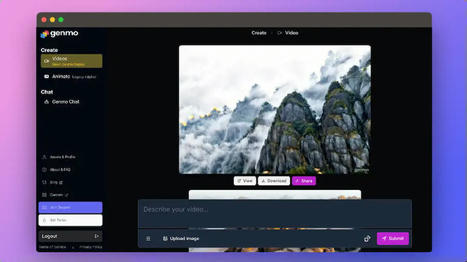 Crear vídeos con IA a partir de texto o fotos: Genmo | TIC & Educación | Scoop.it