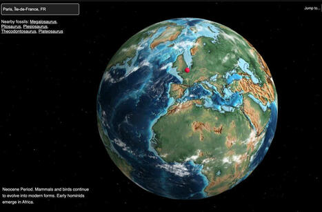 Ancient Earth Globe : voyage interactif dans le temps g&eacute;ologique | Veille &Eacute;ducative - L'actualit&eacute; de l'&eacute;ducation en continu | Scoop.it