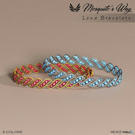 Lena Bracelets Teleport Hub Group Gift by Mosquito&rsquo;s Way | Teleport Hub - Second Life Freebies | Second Life Freebies | Scoop.it