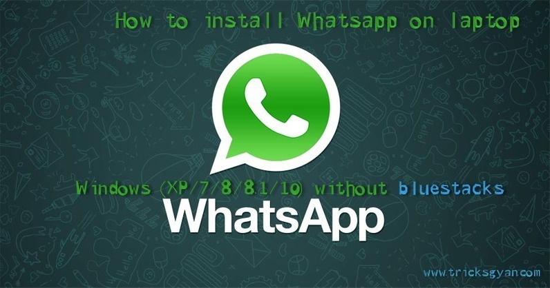 Install and use Whatsapp in laptop and Pc witho...