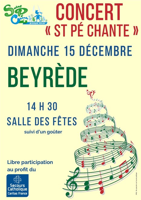 Le groupe vocal "St Pé Chante" à Beyrède le 15 décembre | Vallées d'Aure & Louron - Pyrénées | Scoop.it