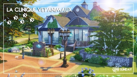 Clinique v&eacute;t&eacute;rinaire - no CC << SundaySims - Sims Artists | Les Sims | Scoop.it