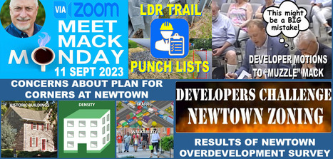 11 September 2023 Meet Mack Monday Meeting Summary | Newtown News of Interest | Scoop.it
