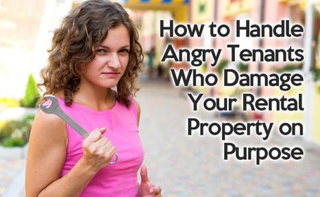 How to Handle Angry Tenants Who Damage Your Property on Purpose | Real Estate Articles Worth Reading | Scoop.it