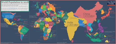 This Fascinating World Map was Drawn Based on Country Populations | I didn't know it was impossible.. and I did it :-) - No sabia que era imposible.. y lo hice :-) | Scoop.it