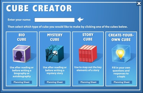 Cube Creator for Writing | Digital Delights for Learners | Scoop.it