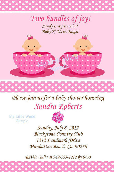 Twin Girls Baby Shower Cake Baby Shower Decor