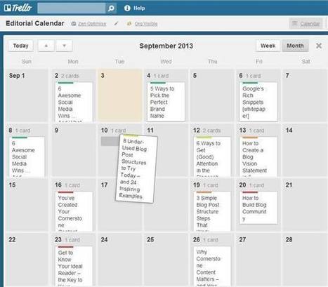 How to Create an Editorial Calendar Using Trello (and Why You Need One) | Marketing de contenidos, artículos seleccionados por Eva Sanagustin | Scoop.it