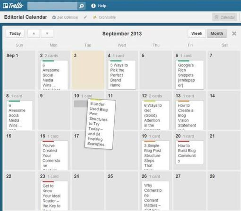 How to Create an Editorial Calendar Using Trello (and Why You Need One) | Marketing de contenidos, artículos seleccionados por Eva Sanagustin | Scoop.it