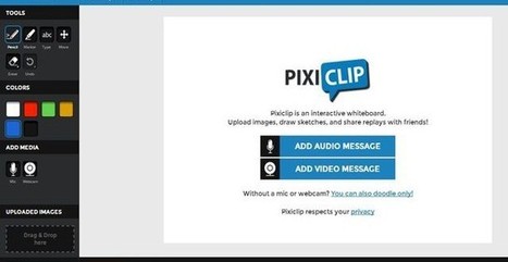 PixiClip, crea mensajes para compartir: audio, vídeo, imágenes y texto | Pedalogica: educación y TIC | Scoop.it