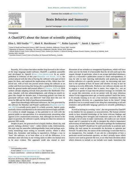 Applied-English Linguistics & Literature Group | A Chat (GPT) about the future of scientific publishing | Notebook or My Personal Learning Network | Scoop.it