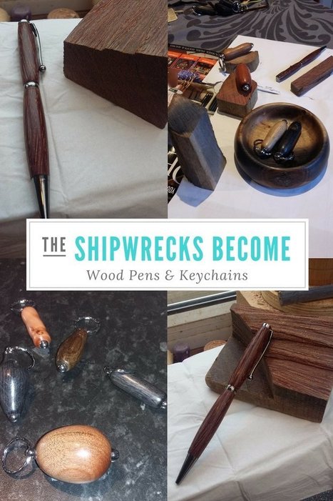 Shipwrecks Become Wood Pens/Keychains | 1001 Recycling Ideas ! | Scoop.it