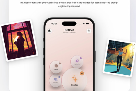 AI Journaling App with End-to-End Encrypted #Visual #Art for iOS | Digital Delights - Images & Design | Scoop.it