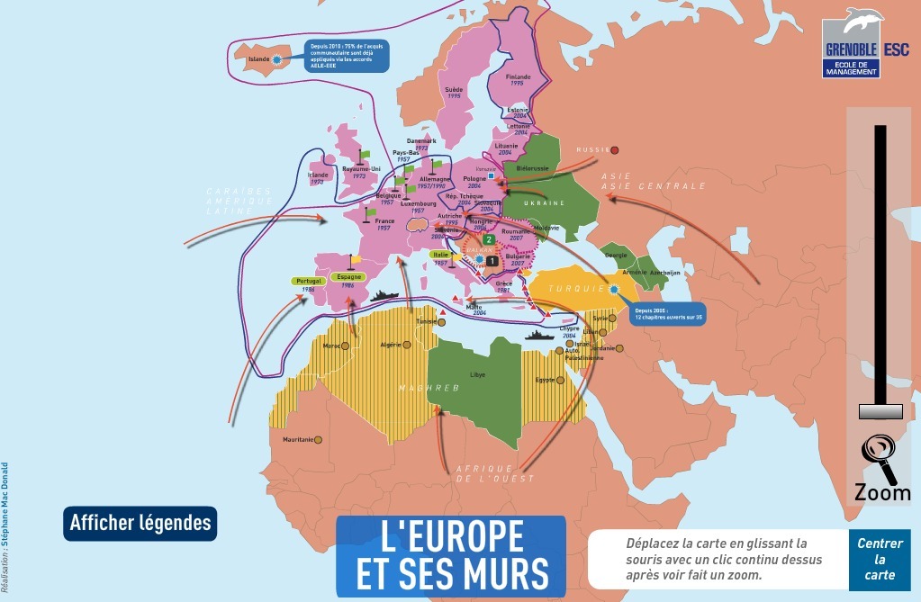 Une carte interactive sur la qualité de l'air en Europe