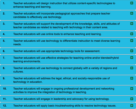 Teacher Educator Technology Competencies (TETCs) | E-Learning-Inclusivo (Mashup) | Scoop.it