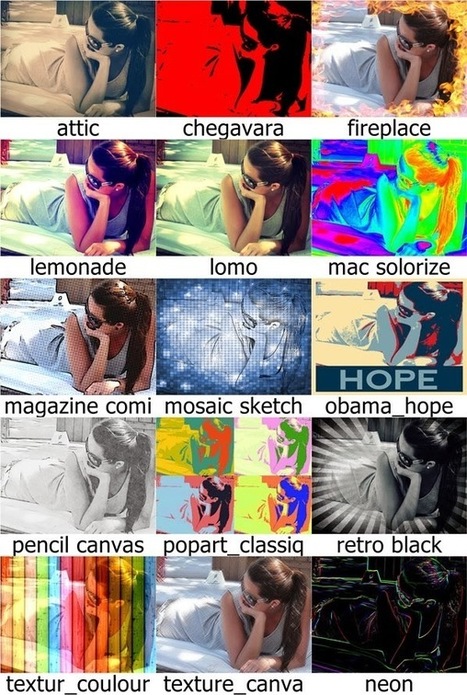 Application en ligne de filtres sur une photo | Retouches et effets photos en ligne | Scoop.it