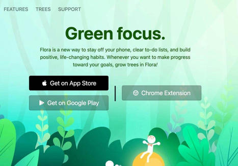 Flora : une application de concentration pour rester productif tout en plantant des arbres | Les outils du Web 2.0 | Scoop.it