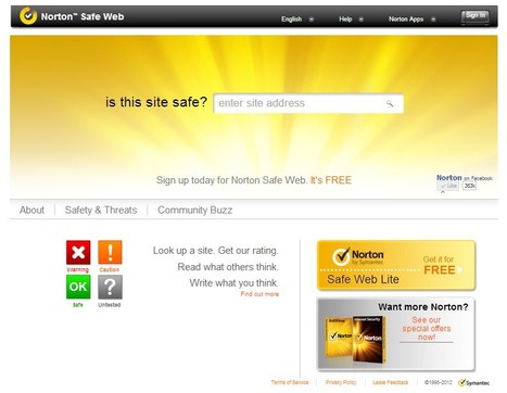 Is This Website Safe | Website Security | Norton Safe Web | 21st Century Learning and Teaching | Scoop.it